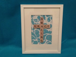 5 x 7 Scrabble Art